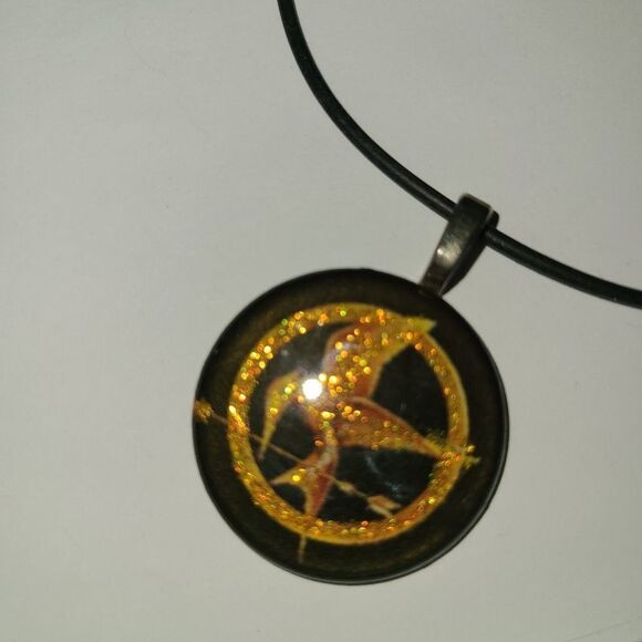 Hunger Games Symbol Necklace - Picture 7 of 7